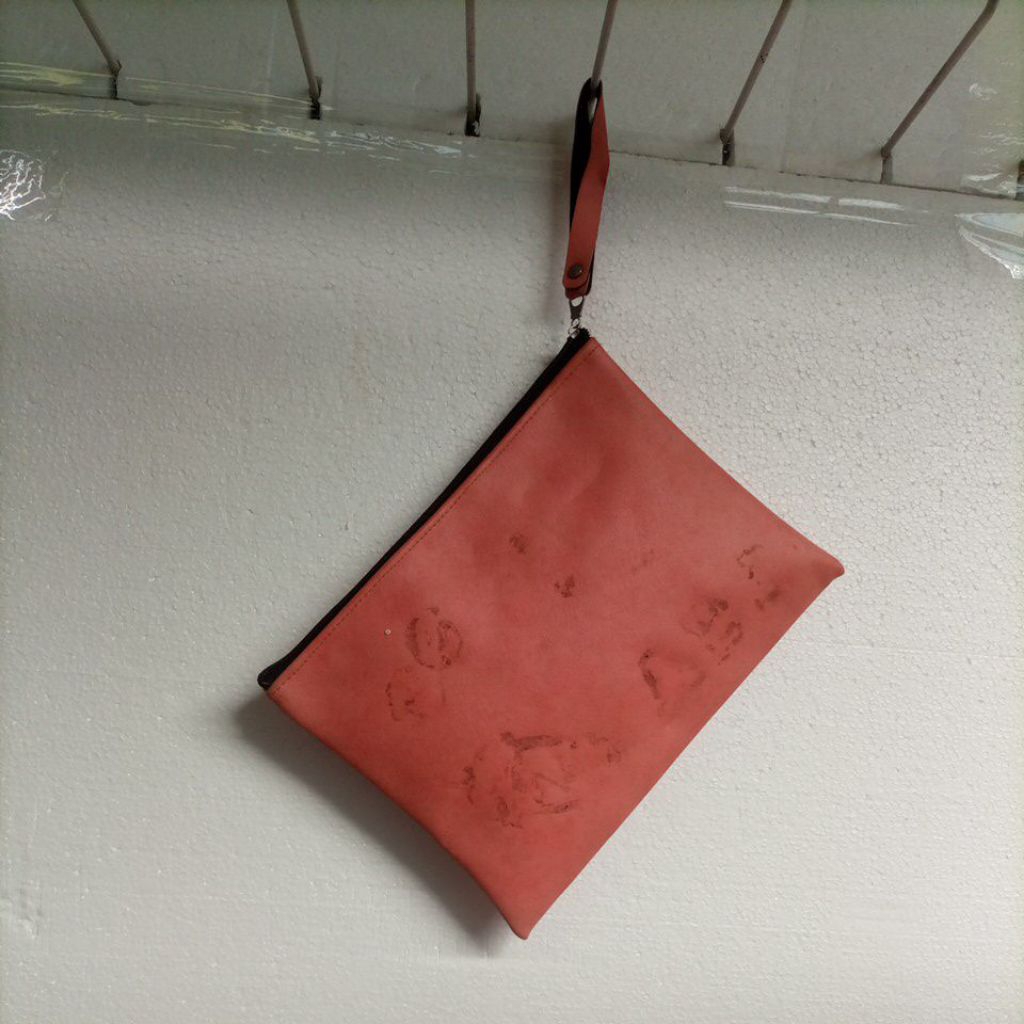 

pink map-alas-30cm-tinggi-22cm-preloved