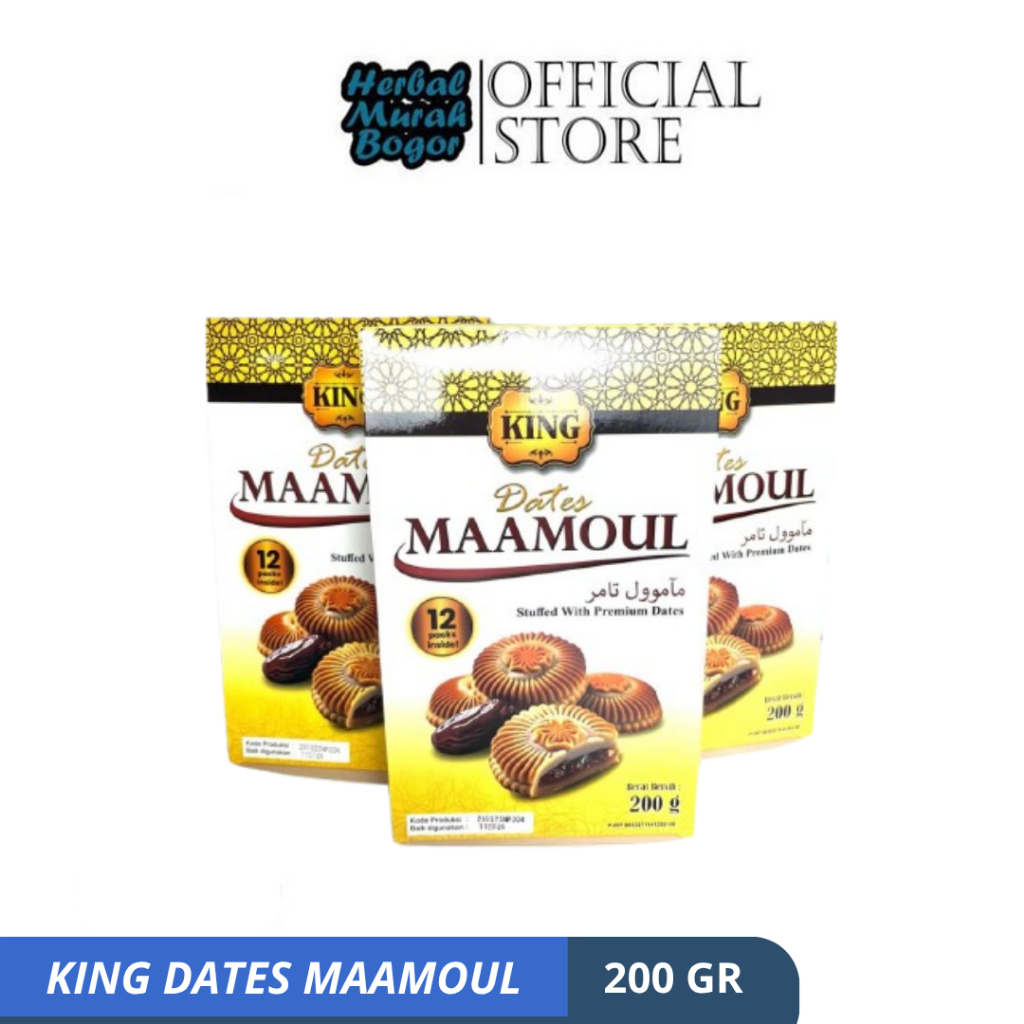 

King Dates Maamoul Biskuit isi kurma King Dates 200gr