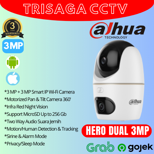 CCTV Wifi Dahua Hero Dual 3 sMp-CCTV Wireless-CCTV Wifi-Dual Lens CCTV-Call Button Emergency_CCTV 36
