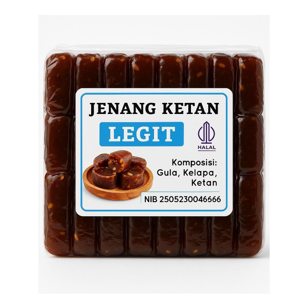 

Jenang/Dodol Ketan Wijen Legit 1kg