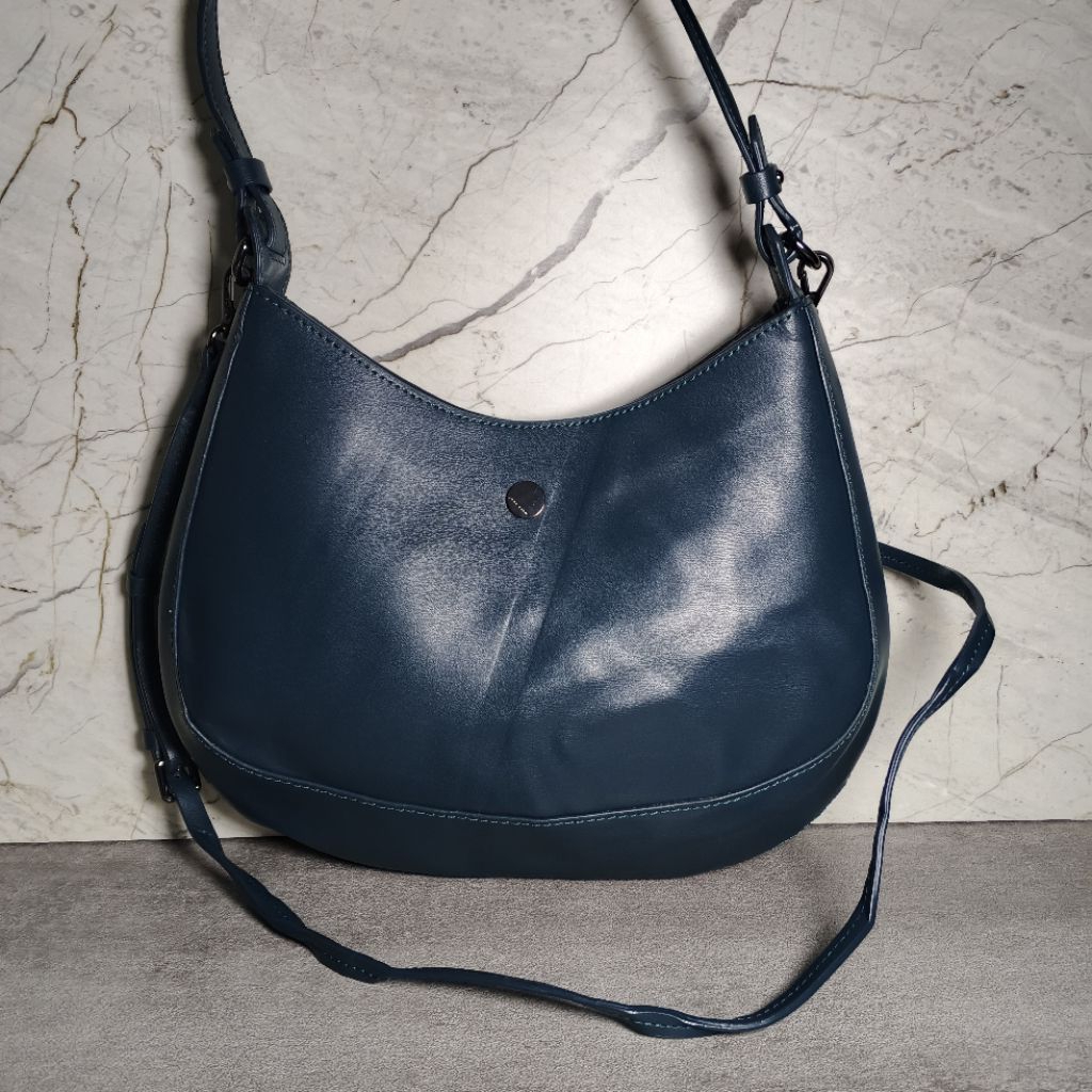 Anne Klein Biru Emerald Shoulder Tas Sabit Selempang Wanita Baru