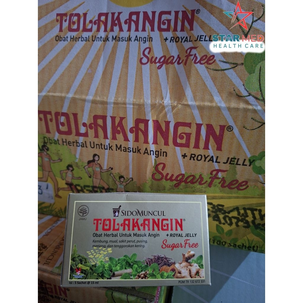 Tolak Angin Sugar Free SUGAR FREE I Tolak Angin Bebas Gula Obat Herbal Untuk Masuk Angin