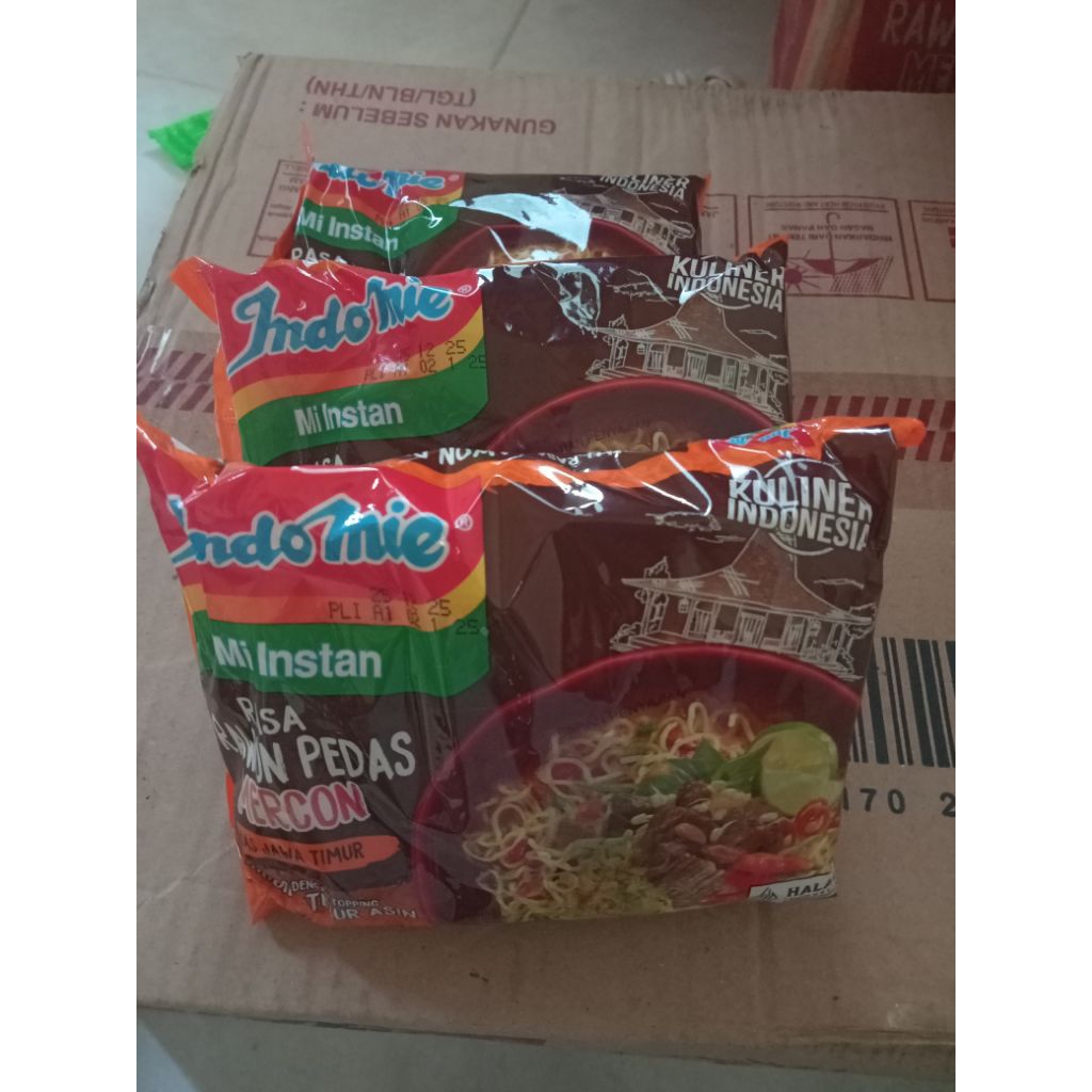 

indomie rawon pedas mercon