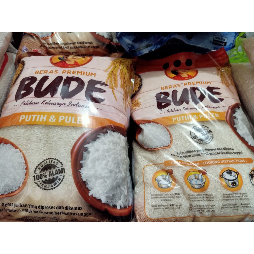 

Bude Beras Premium Putih Pulen 5Kg