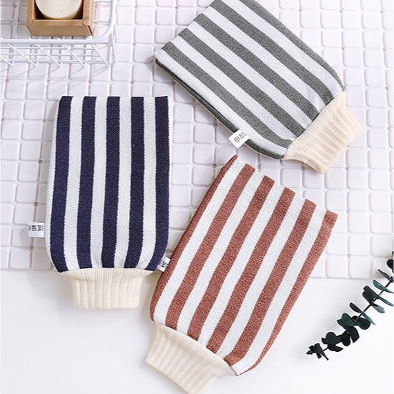 Washlap Sarung Tangan Kain Lap Mandi Pembersih Gosok Tubuh Badan Portabel