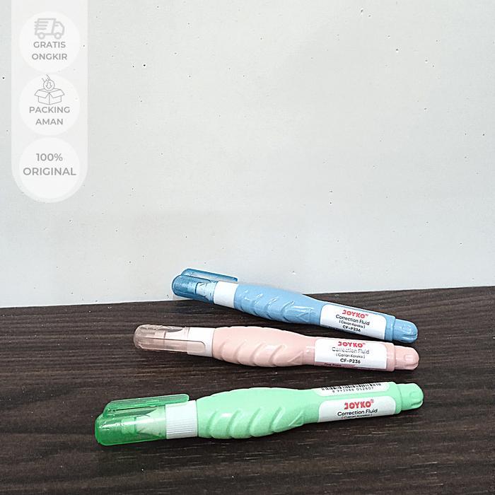 

(MGS) TIP EX JOYKO CF P236 / Tipe X Joyko Pen Tip ex pen cair Tipe x mini Tip ex Lucu Joyko Cair / Tipe X Tip Ex Cair Correction Fluid Joyko CF-P236 Cairan Koreksi