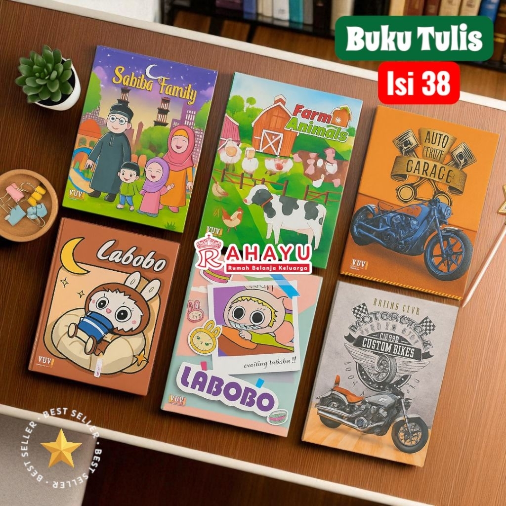 

Buku Tulis Yuvi Mybook isi 38 (Buku Tulis bergaris)