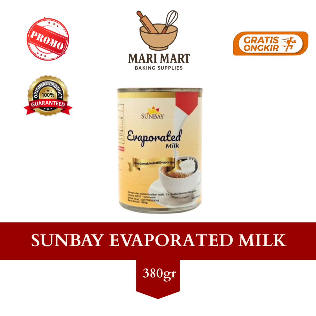 

Sunbay Evaporated Milk / Susu Evaporasi 380gr