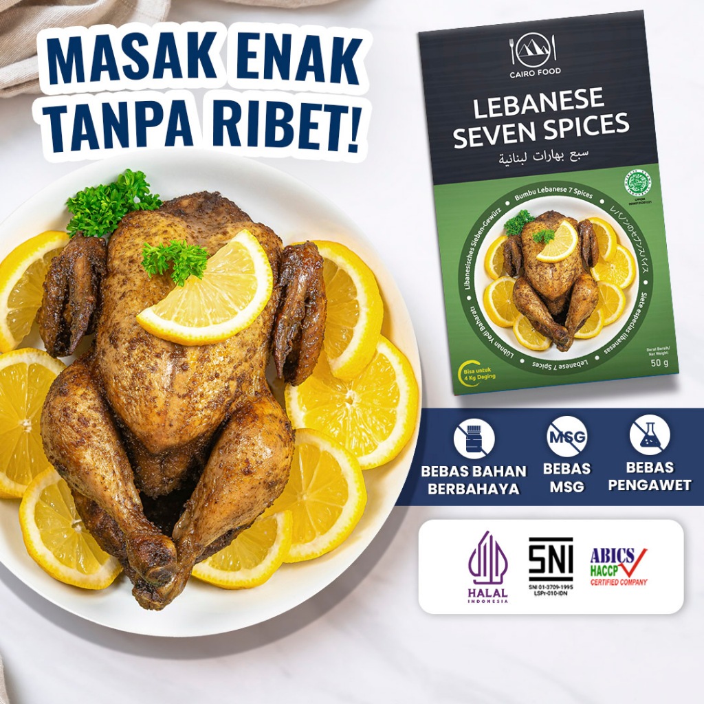 

Bumbu Lebanese 7 Spices Sehat - Cairo Food