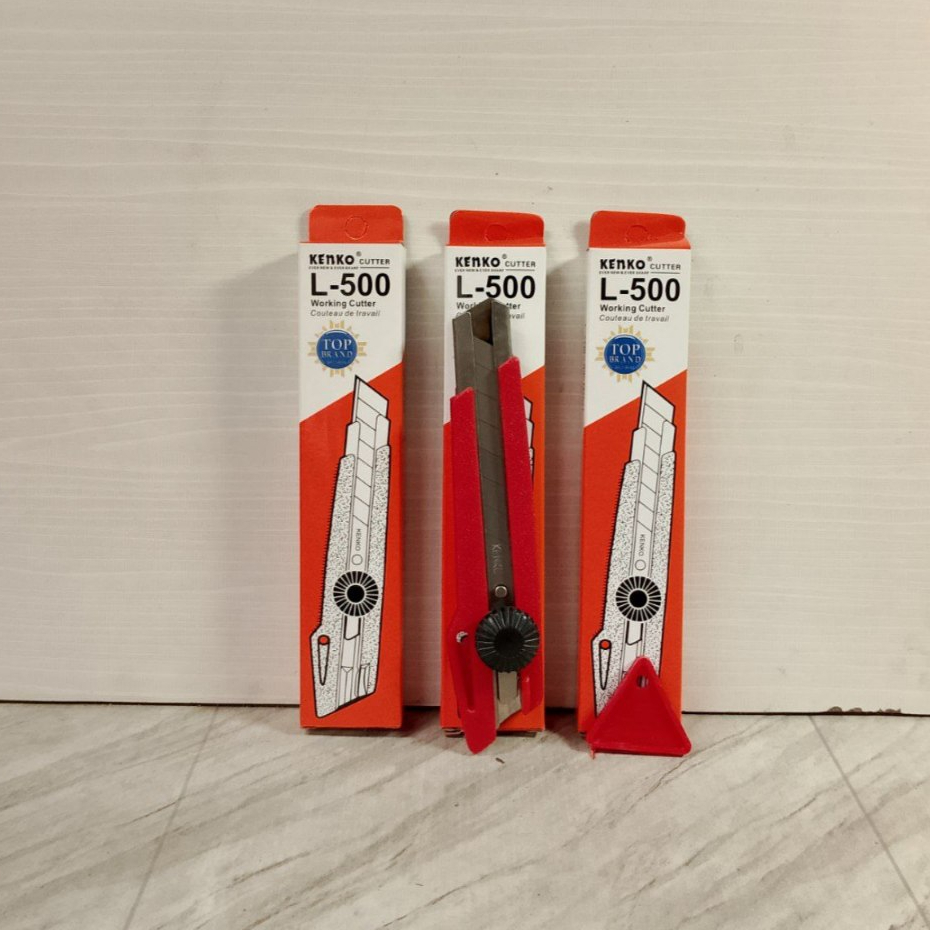 

Cutter Besar L-500 Merk Kenko Pisau Cuter Kater