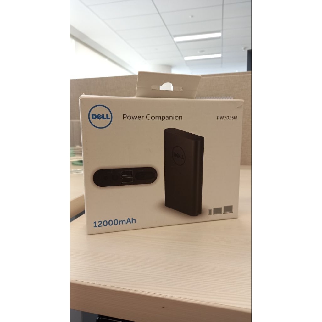 Power Bank Premium Dell 12000mAh – Bisa Cas Laptop & 2 Gadget Sekaligus
