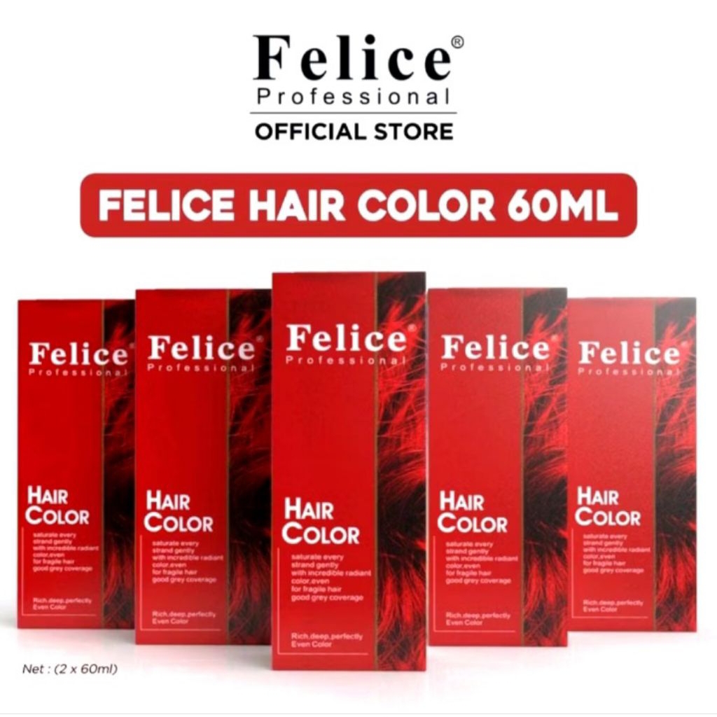 Felice Hair Color | Cat Rambut 60 ml