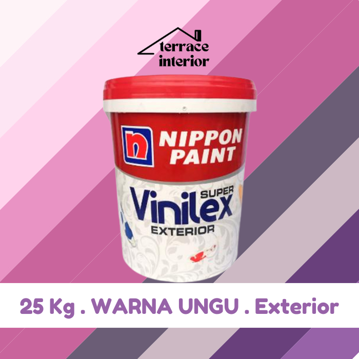 Cat Tembok Vinilex Exterior Ungu 25 Kg