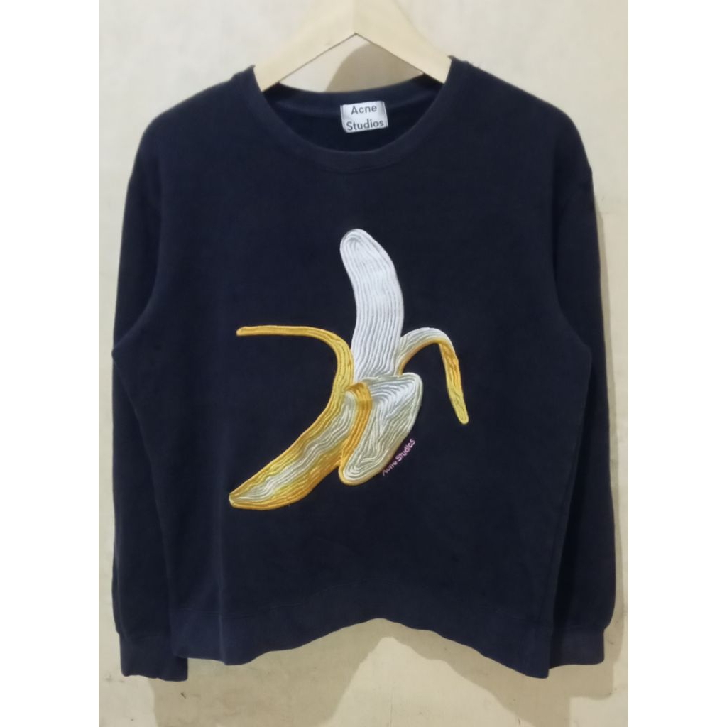 Crewneck ACNE STUDIOS second navy