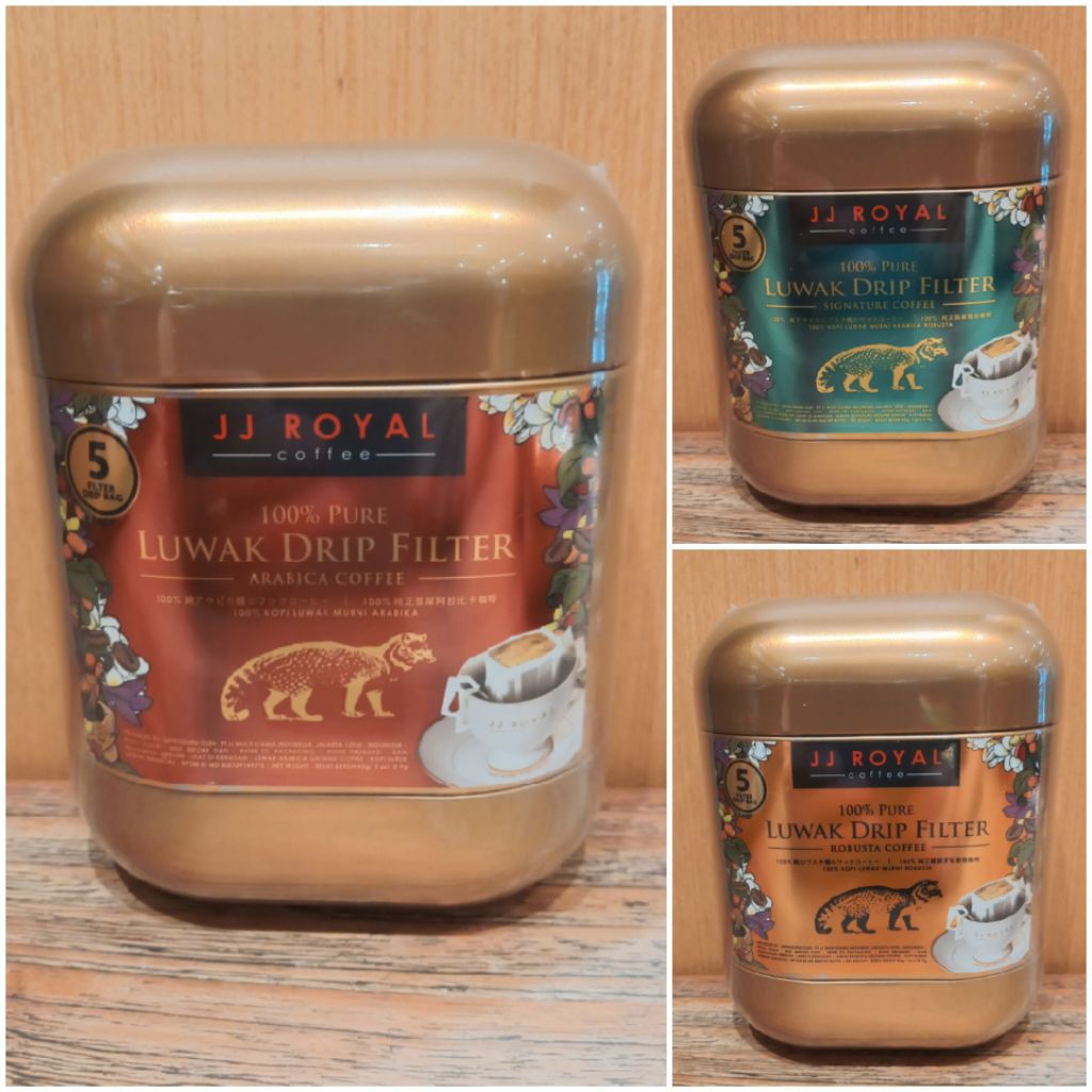 

JJ Royal Coffee Drip Filter 100% Pure Luwak