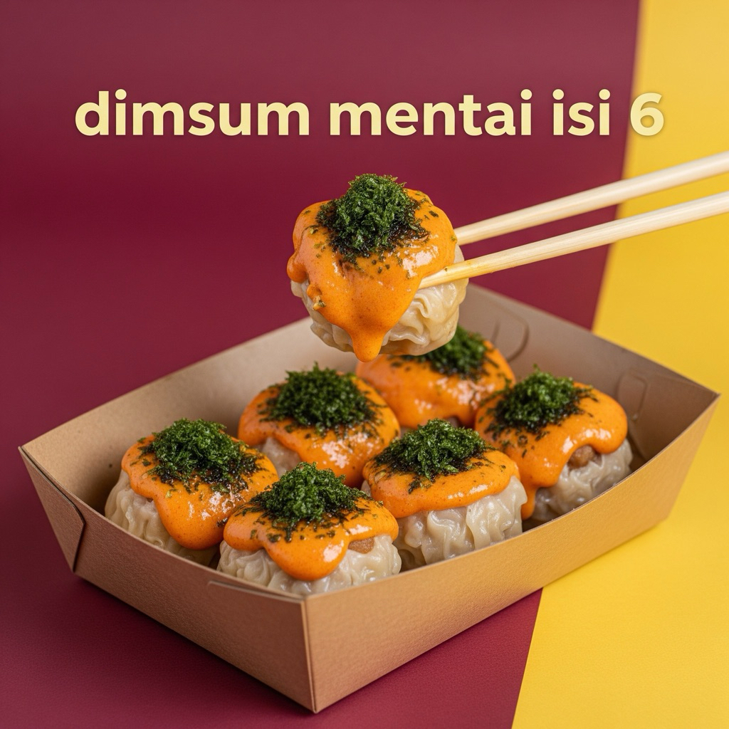 

Dimsum Mentai Isi 6 Free Chili Oil