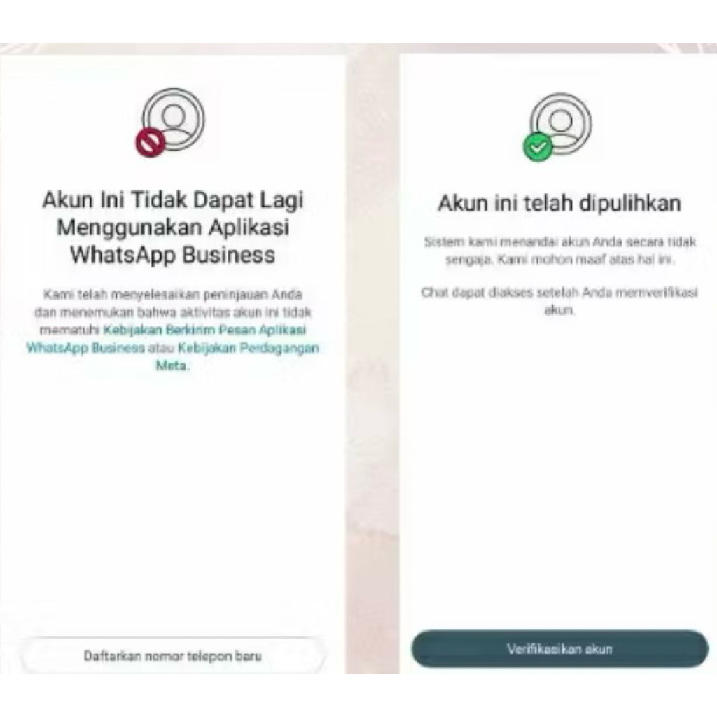 jasa buka blokir WhatsApp permanen garansi 100% real pulih kembali