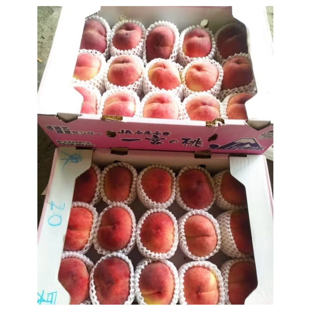 

Buah Jepang Sweet | Peach White Jepang Jumbo Manis Premium Import | Box