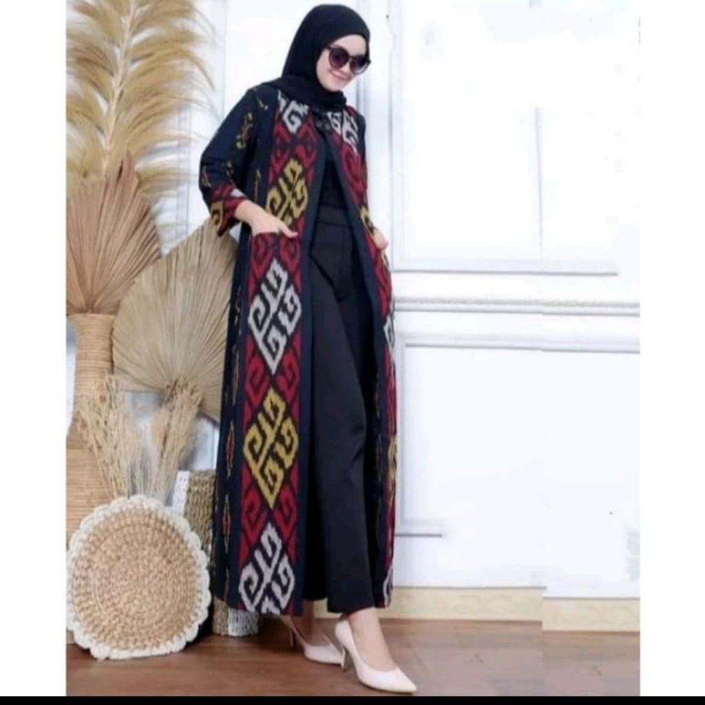 OUTER tenun,Baju tenun,outer tenun baju WANITA MODEREN BAJU RESMI