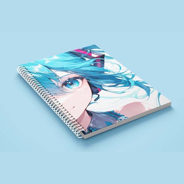 

Sidhi Notebook Spiral Tema Vocaloid Hatsune Miku