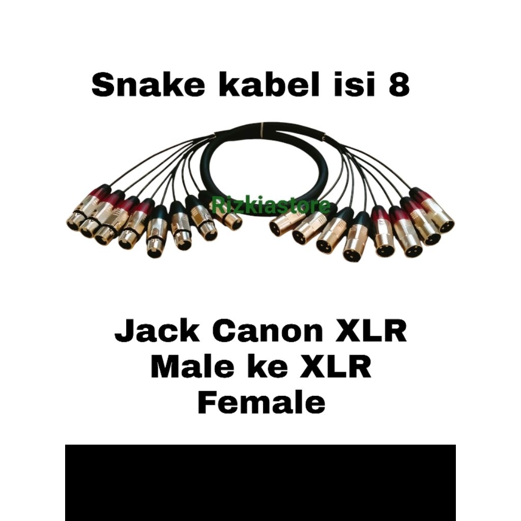 Snake kabel 8Chanel Kabel Snek isi 8 15 Meter