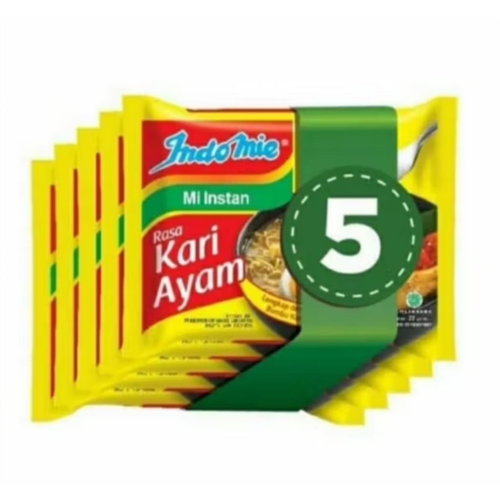 

indomie kari ayam isi 5pcs