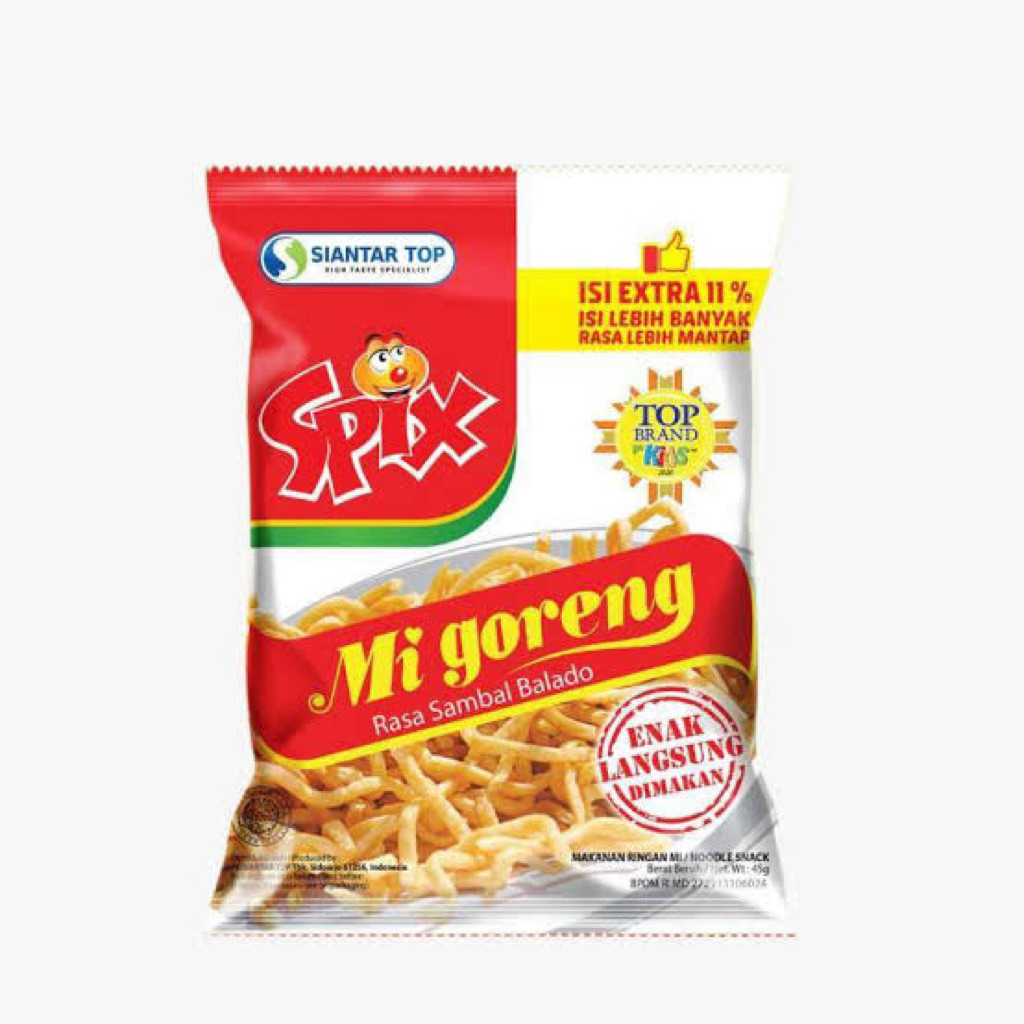 

spix mie goreng sambal balado renceng 11gr x 10