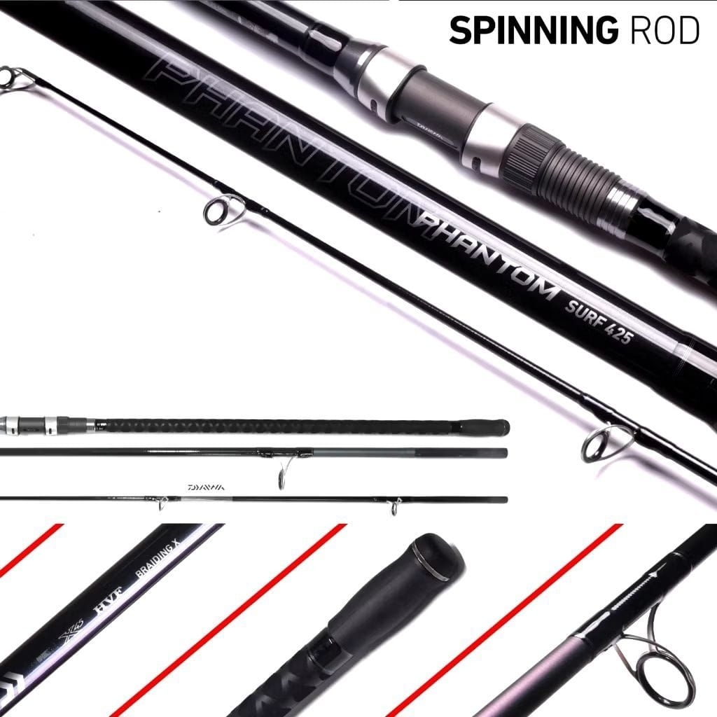 JORAN PASIRAN DAIWA PHANTOM SURF 425/450/480 - SAMBUNG 3 RING FUJI