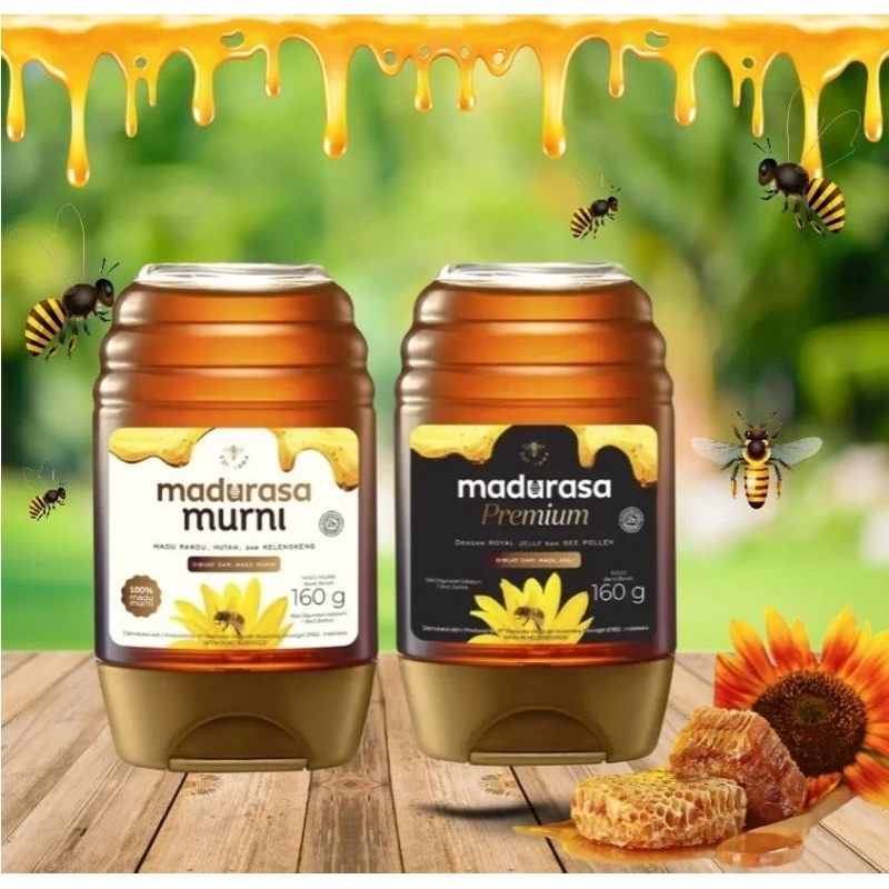 

[oddsolshop] pekanbaru/Madurasa Murni 150GR & Madurasa Premium 160GR Pure Honey Madu Rasa Botol