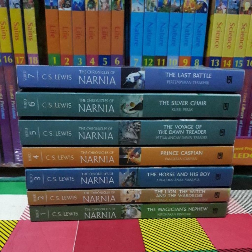SATU SET NOVEL FANTASI NARNIA C.S LEWIS THE CHRONICLES OF NARNIA