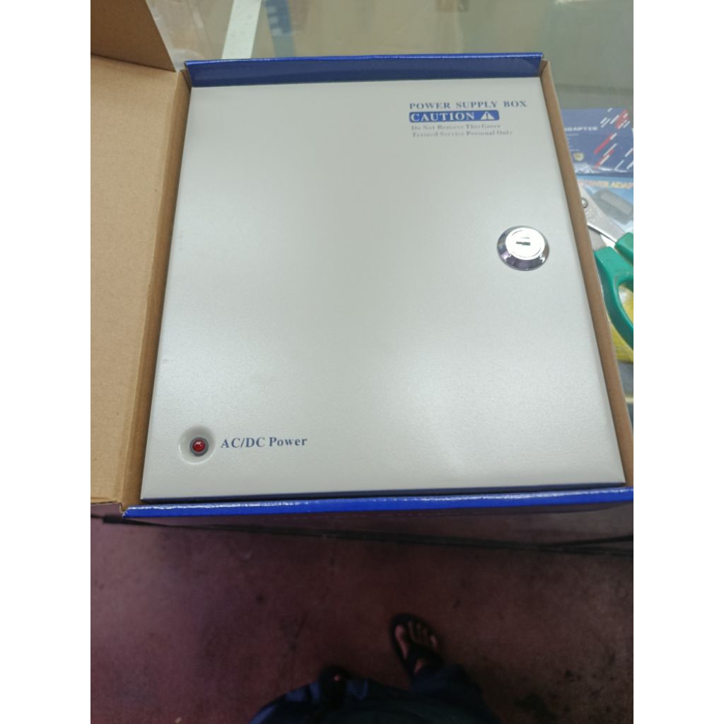power supply box untuk cctv 9line / AC DC power supply box