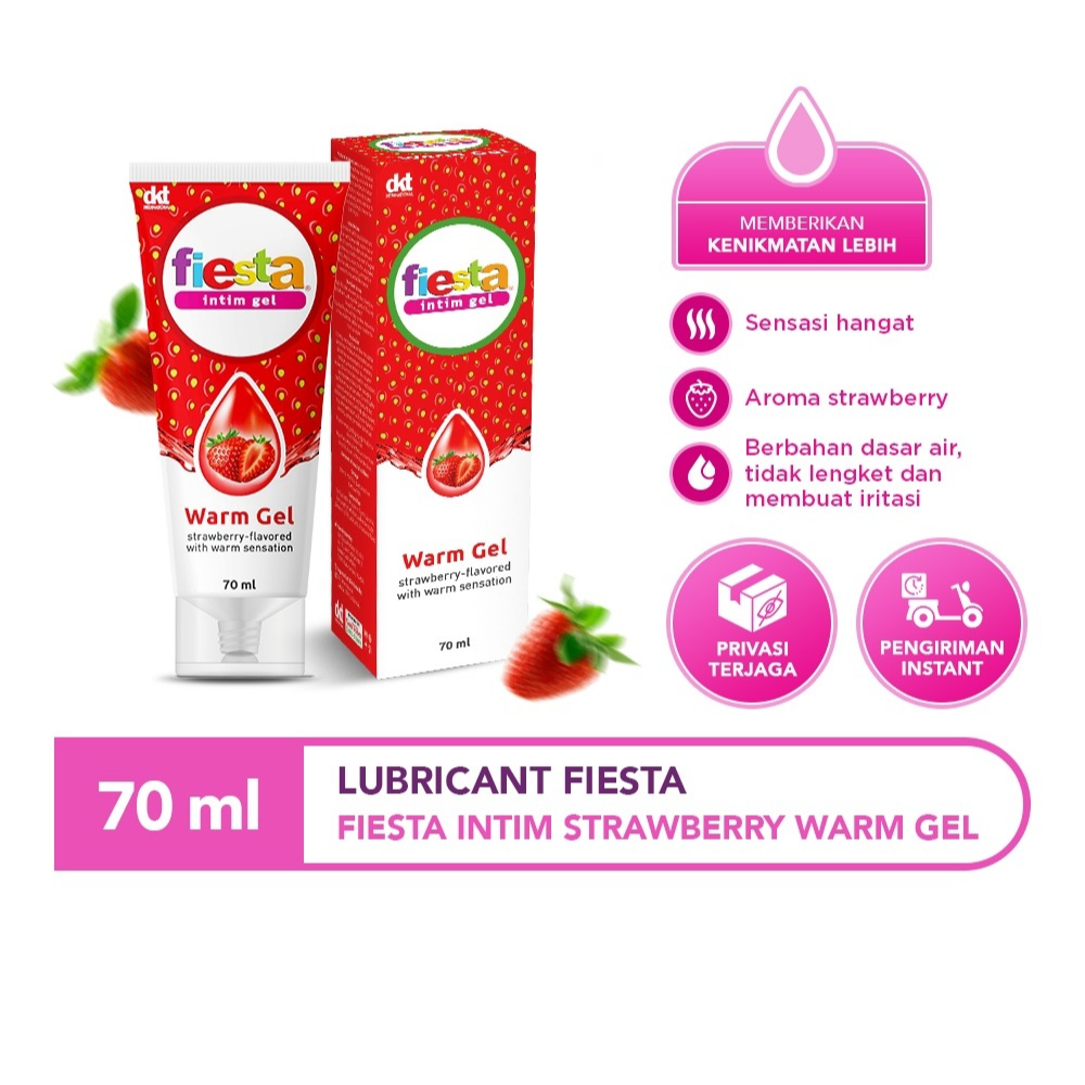 Brainnn (Skr) Privasi 100% Sutra Lubricant Pelumas Waterbased Fiesta Strawberry Natural 30 50 70 120