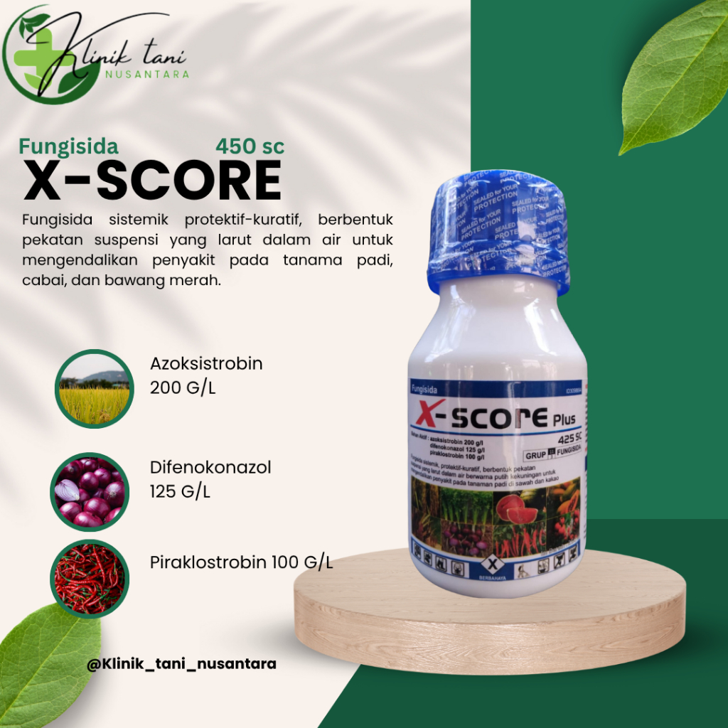 Fungisida X-score plus 425sc/3gratis1/promo