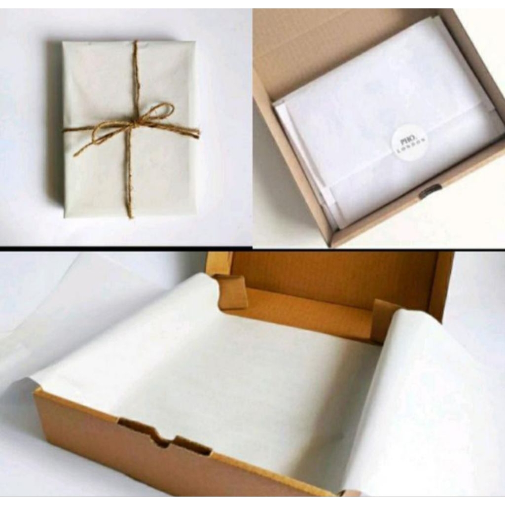 

kertas tisu packing kado baju hampers sepatu dll