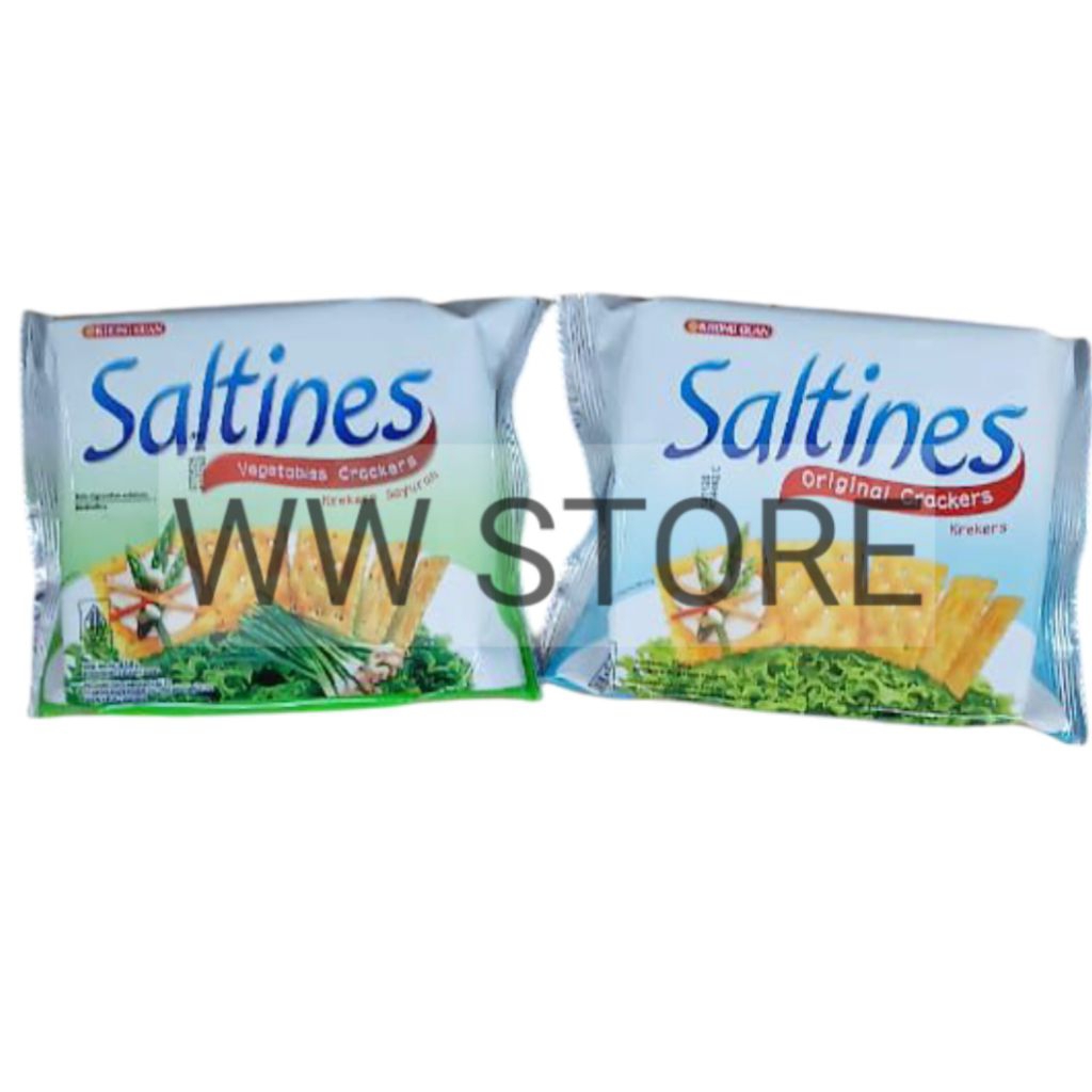 

Biskuit krekers krakers kreker kraker sayur sayuran asli halal MUI KHONG GUAN Saltines vegetable Vegetables Original Crackers 150g
