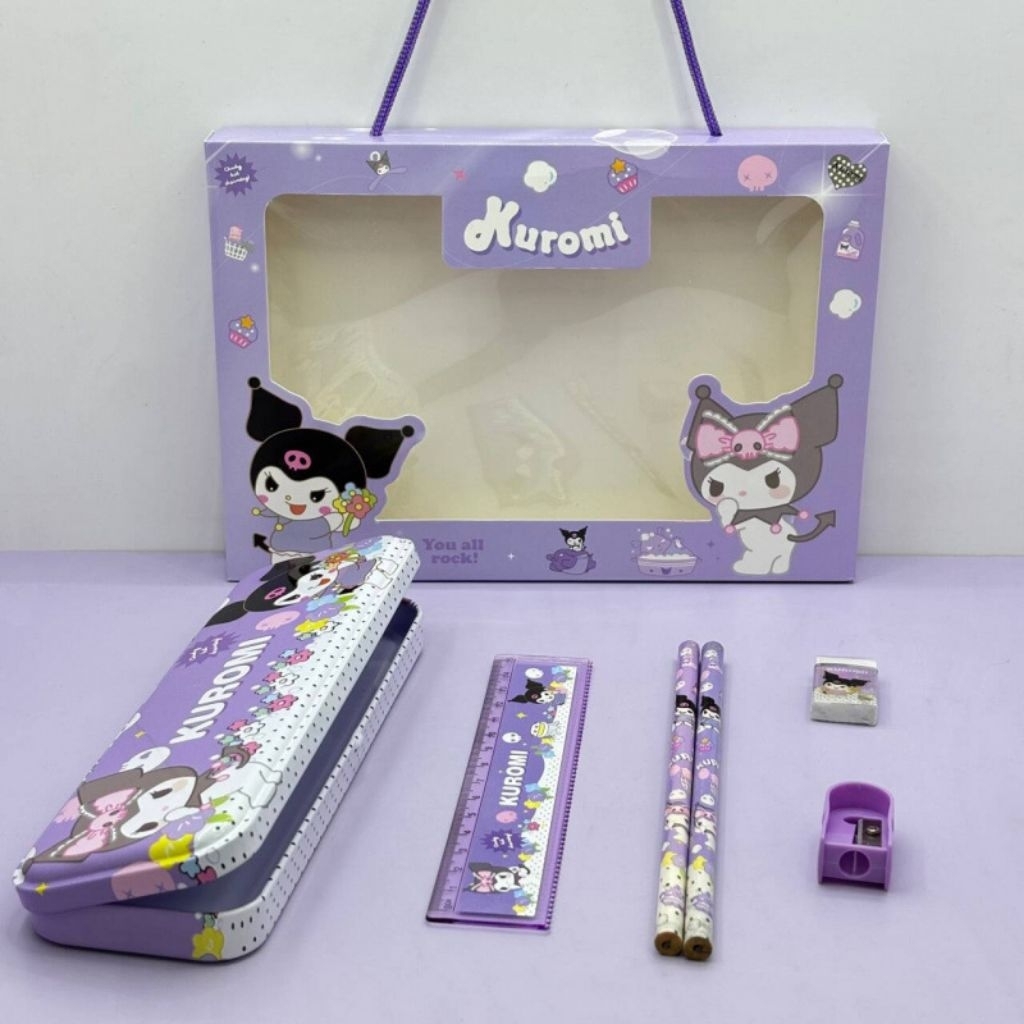 

Set Alat Tulis Sekolah Kotak Pensil penghapus Sanrio 8015