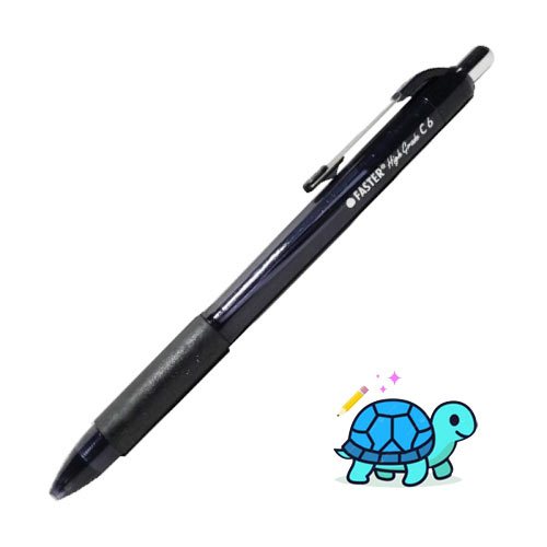 

Faster Pulpen C6 Hitam | Bolpoin Ballpoint Sekolah & Kantor Satuan Original