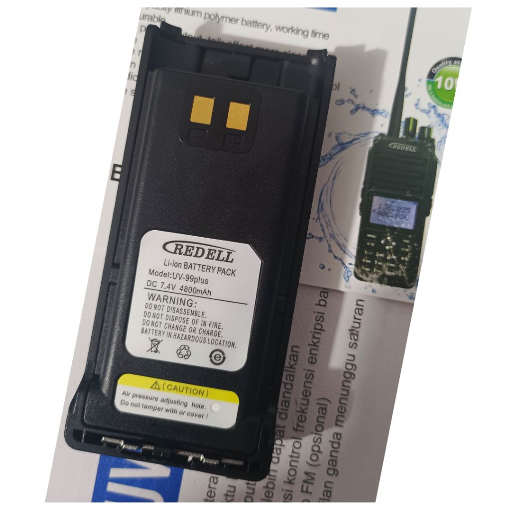 Baterai HT redell Uv 99plus redell uv 99plus poc original produk redell