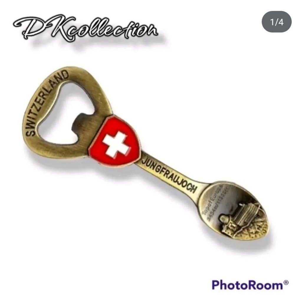 magnet bukaan botol switzerland souvenir magnet pembuka botol swiss souvenir