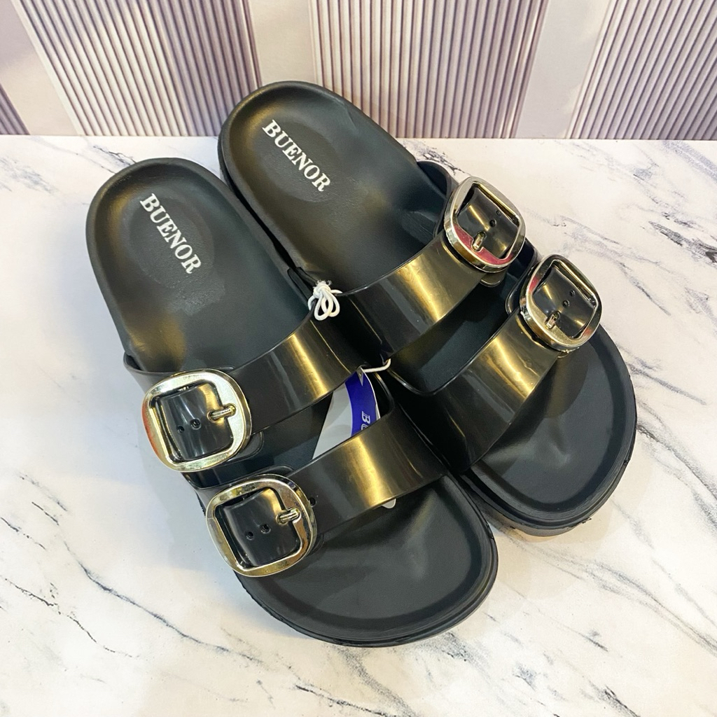 KOAKI.TEMBUNG - Sendal Flat Jasper Cewe Model Terbaru, Bahan Full Karet, Ringan Dipakai