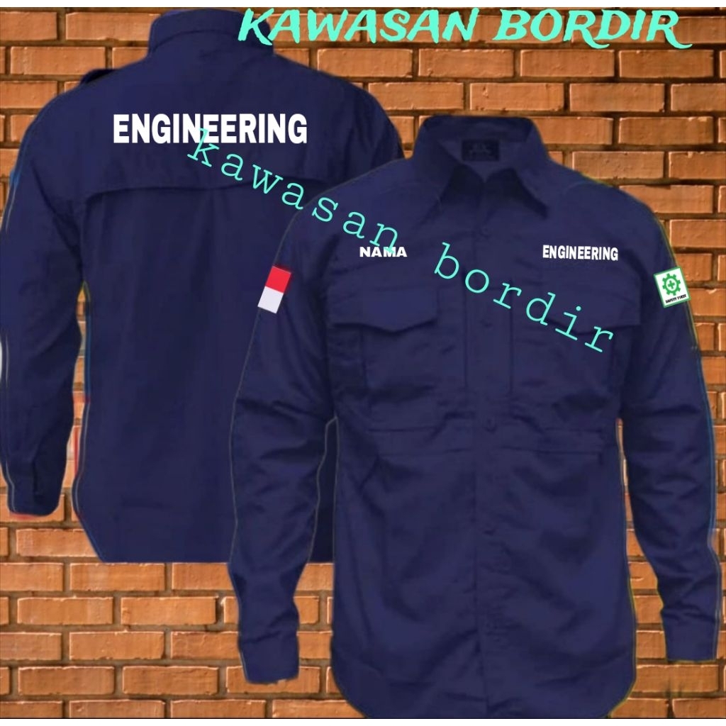 Premium kemeja tactical ENGINEERING kemeja ENGINEERING seragam ENGINEERING baju engineering pdh engi