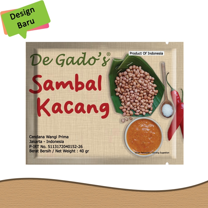 

(degados) De Gado's - Sambal Kacang 40gr