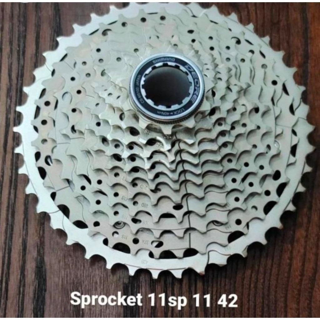 cassette sproket 11 speed shimano deore M5100 11 - 42T - sprocket 42T