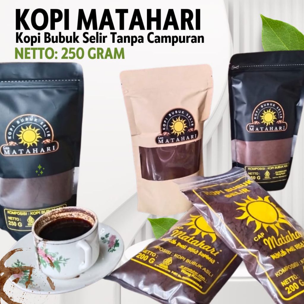 

KOPI BUBUK SELIR/ KOPI ORIGINAL/ KOPI SELIR/ KOPI BUBUK