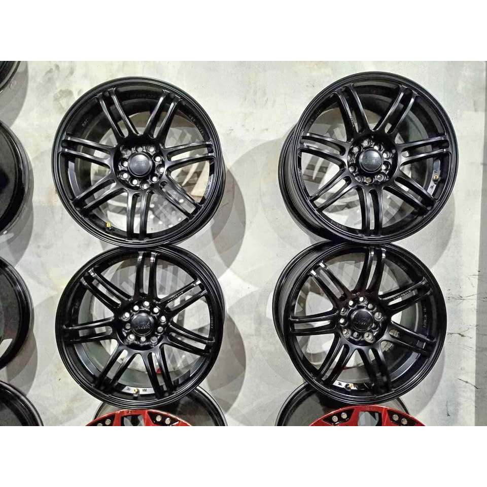 VELG MOBIL RACING HSR BOON RING 17 LUBANG BAUT PCD 5X100, 5X114 PELEK