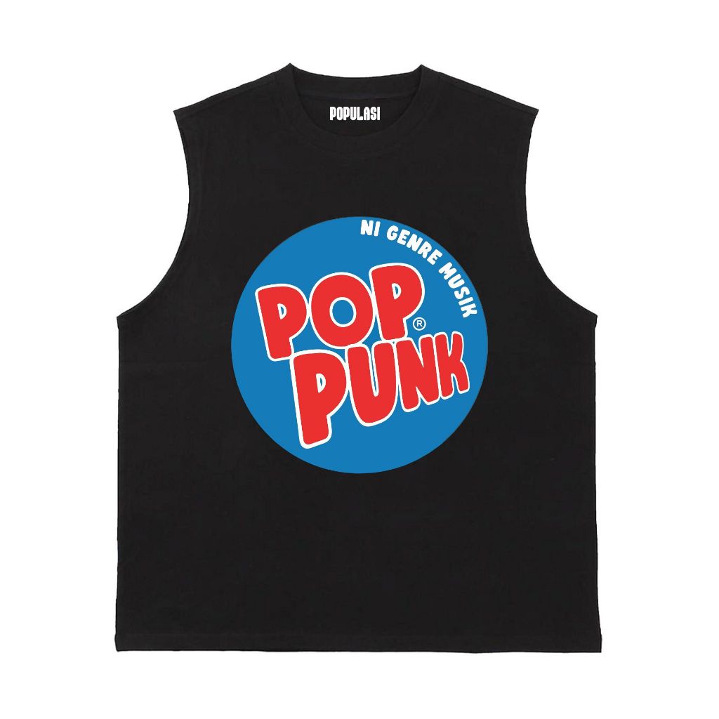 Cavenza Singlet Lekbong Pria - Pop Punk Bulat | Tanktop Unisex Lekbong