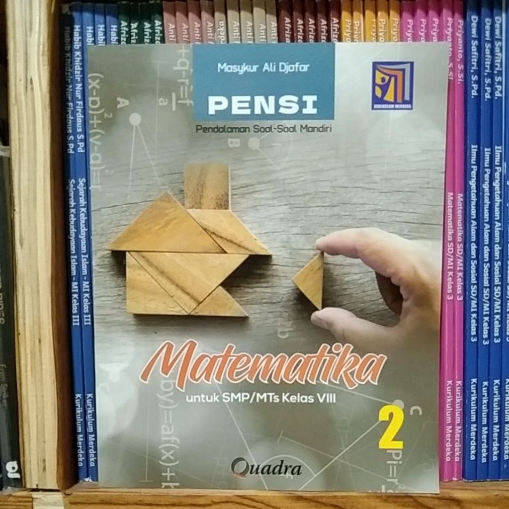 PENSI Pendalaman Soal Soal Mandiri MATEMATIKA 2 SMP/MTs Kelas VIII/8 Quadra Penulis Masykur A