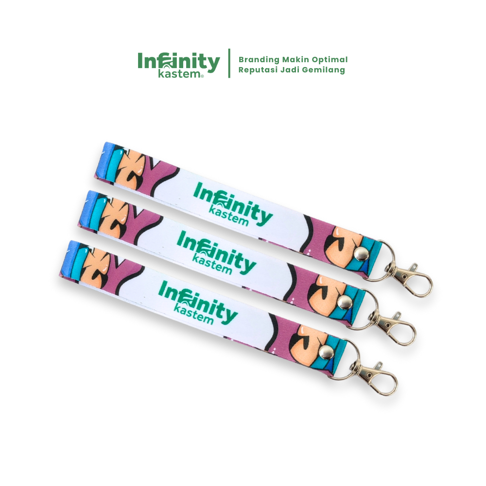 

Gantungan Kunci Lanyard Custom, Ganci Lanyard Custom - Infinity Kastem