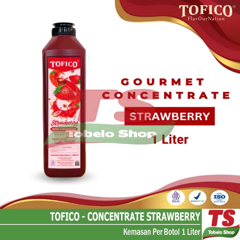 

TOFICO CONCENTRATE STRAWBERRY 1 LITER / TOFICO STRAWBERRY CONCENTRATE