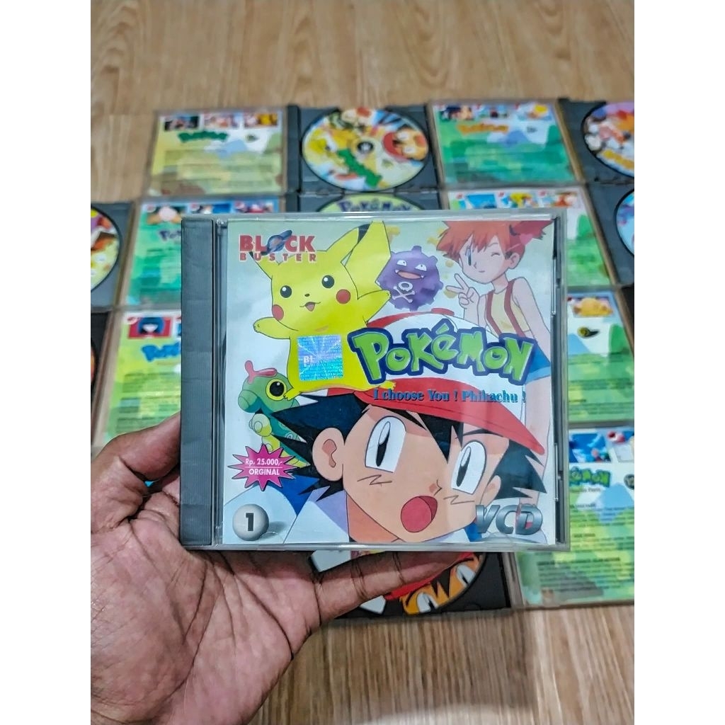 kaset VCD jadul pokemon RARE